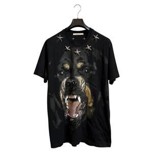 STEAL! Givenchy SS15 Star Applique Rottweiler Tee (S)